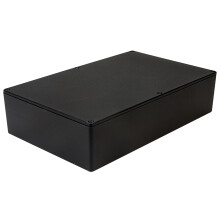 Hammond 1550JBK IP54 Diecast Aluminium Enclosure Black (275 x 175 x 67mm)