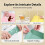 Multifunctional Silicone Folding Container With Built In-Gray 7