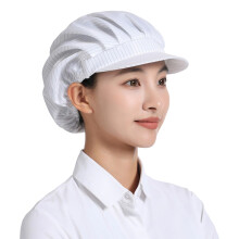 AntiStatic Dust Proof Work Cap for Industrial-White full cloth