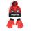 Marvel Marvel Spiderman Beanie and Gloves Set (Boys Multicoloured) 1
