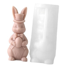 Silicone Rabbits Mould Nonstick Surfaces Easy Demolding For