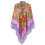 Ethnic Patterned Square Scarf Shawl Stylish for-ight purpl 1