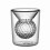 Double-Walled Glass Cup for Cold Drinks, 1 pc 2