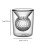Double-Walled Glass Cup for Cold Drinks, 1 pc 3