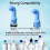 Portable Bidet Pipe for Personal Hygiene Blue 4