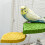 Textured Parrots Perching Toy NonSlip Cage Mounts For-Yellow 6