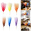 6PCS/Pack Large Bulrush Pyrotechnics Stems Lovely Gradient-Pink 3
