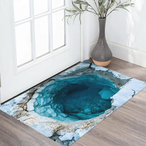 3D stereoscopische absorberende antislipmat 40x60cm 2