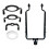 Ensemble de support de douille réglable pour abat-jour, pièce détachable, accessoire d'éclairage pour culots E14, E26 et E27 6