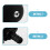 3Pcs Black PVC Manual Squeeze Pump Replacement 7