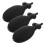 3Pcs Black PVC Manual Squeeze Pump Replacement 8