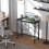 Homcom Escritorio Plegable Negro 80 x 40 x 75 cm 2