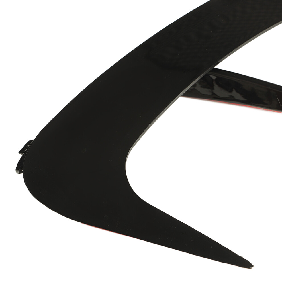 Gloss Rear Bumper Vent Spoiler For Mercedes Black 7340572701312