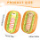 Scaldamani a forma di hot dog, ricaricabile e portatile 3