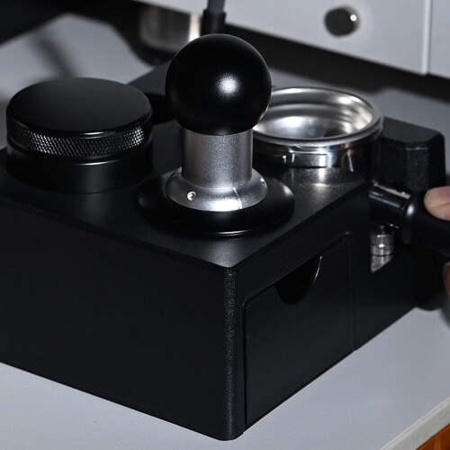 58mm Coffee Powder Press Tool Calibrated Spring Loaded For 1