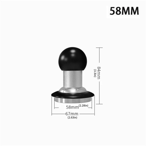 58mm Coffee Powder Press Tool Calibrated Spring Loaded For 2