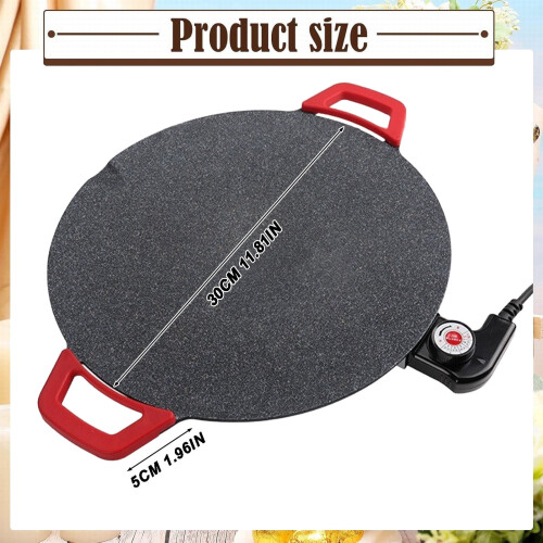 Electric Griddle Nonstick Round 36cm 1PC 2