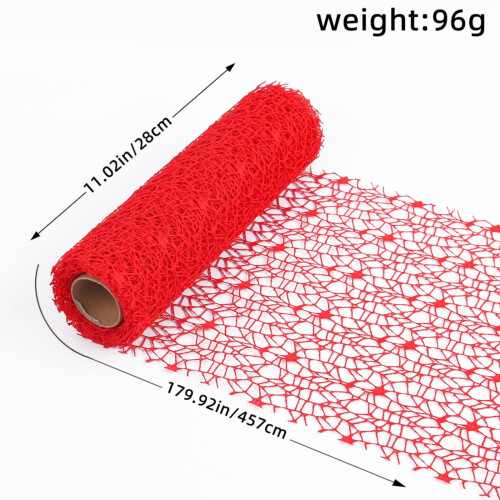Geschenkpapier mit floralem Netzmuster – 8 Farben, Polyester 1