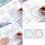 Rotatable Ruler Geometric Ruler Mathematics Measuring Tool Multifunctional Draft Rulers Circular Drawing Template Ruler 2