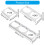 Computer Case Fan Height Extension Bracket Metal Construction 12cm Fan Cooling Solution 5