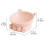 Tigela elevada para gatos com base antiderrapante rosa 3