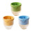 4PCS Silikon-Eiskugelform, schnelles Einfrieren-Cremiges Gelb 2
