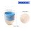 4PCS Silikon-Eiskugelform, schnelles Einfrieren-Cremiges Gelb 4