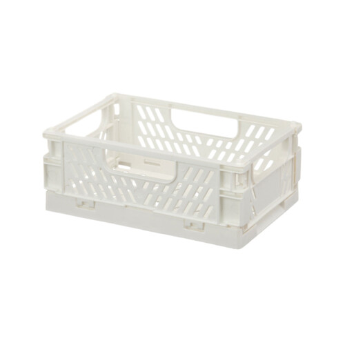 Foldable Plastic Storage Basket 20.5 x 14.7 x 9.3 cm 1