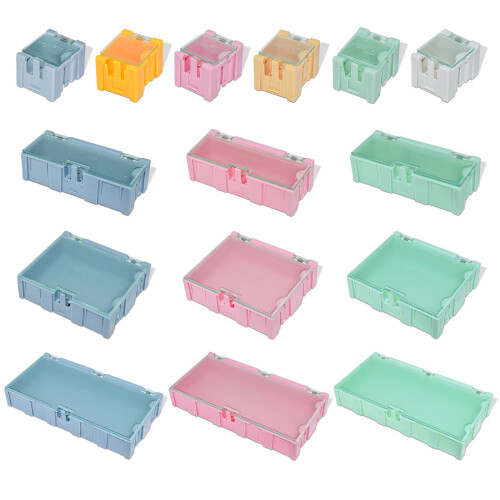 Stackable Plastic Compartment Box Electronic-No4 Blue 1
