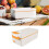 Compact Electric Lunch Box 1L ABS Construction Food-Green 3