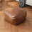 Leather Footrest Stool Foldable 2 pcs 6