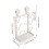 Porte-couvercles de casseroles blanc pour placard ou plan de travail 3