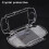 Polycarbonate Clear Case Protector Shell Scratch Resistant Skin for PSP1000/PSP2000 Console with Easy Access 6