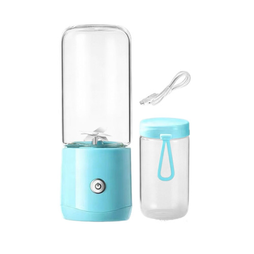 Portable dual-cup juicer blender 2-cup 1