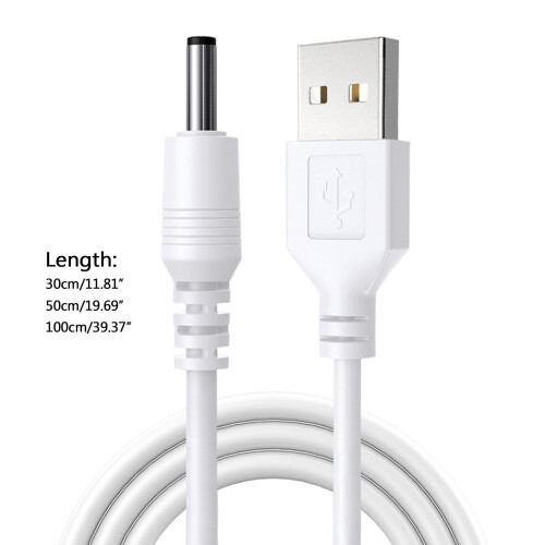 Θύρα USB τύπου A αρσενική για καλώδιο τροφοδοσίας DC3.5x1.35mm με κυλινδρικό βύσμα για 2