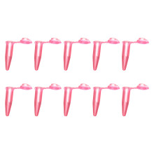 500Pcs Graduated Plastic Centrifuge Tube with Caps 1.5ml-Red