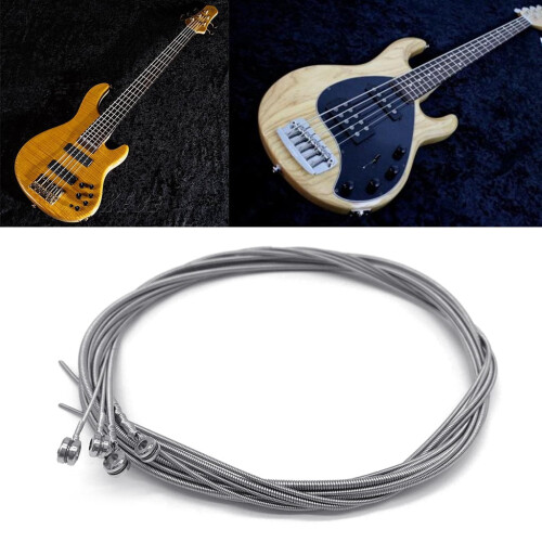 Electric Guitar Strings, 4 String 5 String Bass String Bass Guitar Steel Strings 1