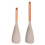 Silicone Spatula Spoon with Wooden Handle, Khaki, M 4