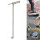 T-Shaped Steel Hook Heavy Duty Spring Heavy Duty Hook Tool Spring Hook Manhole Hook T Shape Hook Pull Hook Tool 2
