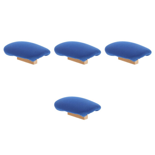 4Pcs Lightweight Handheld Ironing Board Blue High Temp Clothing Tool 2