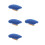 4Pcs Lightweight Handheld Ironing Board Blue High Temp Clothing Tool 4
