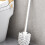 Toilet Brush with Aluminum Handle and Stand 5