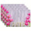 4pcs Polyester Table Mats Rectangular Prairie Chic 5