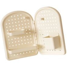 Space Efficient Corner Pegboard Organizers Wall Mount-Yellow