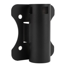 Gomma di fissaggio per palo antenna satellitare in acciaio inox, nero, 100x90x3mm