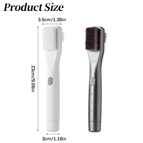 Electric Shoe Brush 3-Speed Rechargeable Portable 2