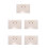 5Pièces Étui De Rangement Beige Transparent Compact Robuste 7