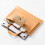 PU Leather Laptop Bag Waterproof A4 Folder Brown 5