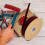 Weinrotes Samtband mit Kordel, 1 cm x 30 m 3
