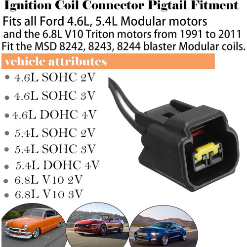 Ford Ignition Coil Connector Harness 8-Pack 1
